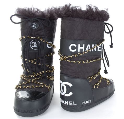 chanel apres ski boots men|CHANEL.